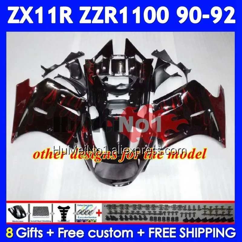 ZZR1100 для KAWASAKI NINJA ZX-11R ZX11R ZZR 1100 1993 желтый черный 1994 1995 224No. 1996 ZX 11R ZX11 R 97 98 99 00 01