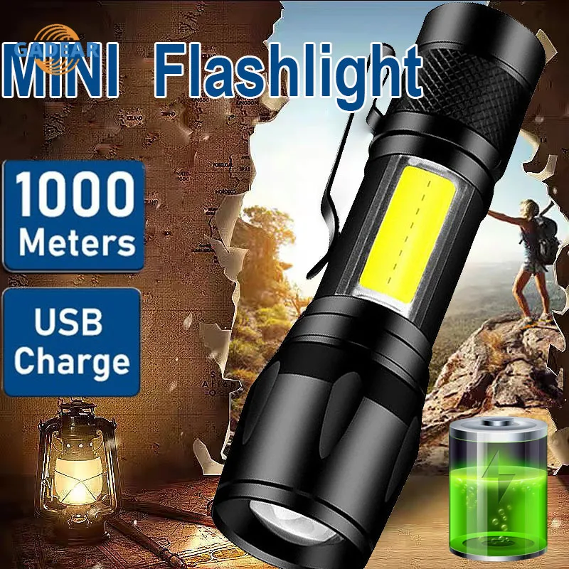 Portable Rechargeable Zoom LED Flashlight XP-G Q5 Flash Light Torch Lantern 3 Lighting Modes Camping Light Mini Led Flashlight Portable Rechargeable Zoom LED Flashlight XP-G Q5 Flash Light Torch Lantern 3 Lighting Modes Camping Light Mini Led Flashlight