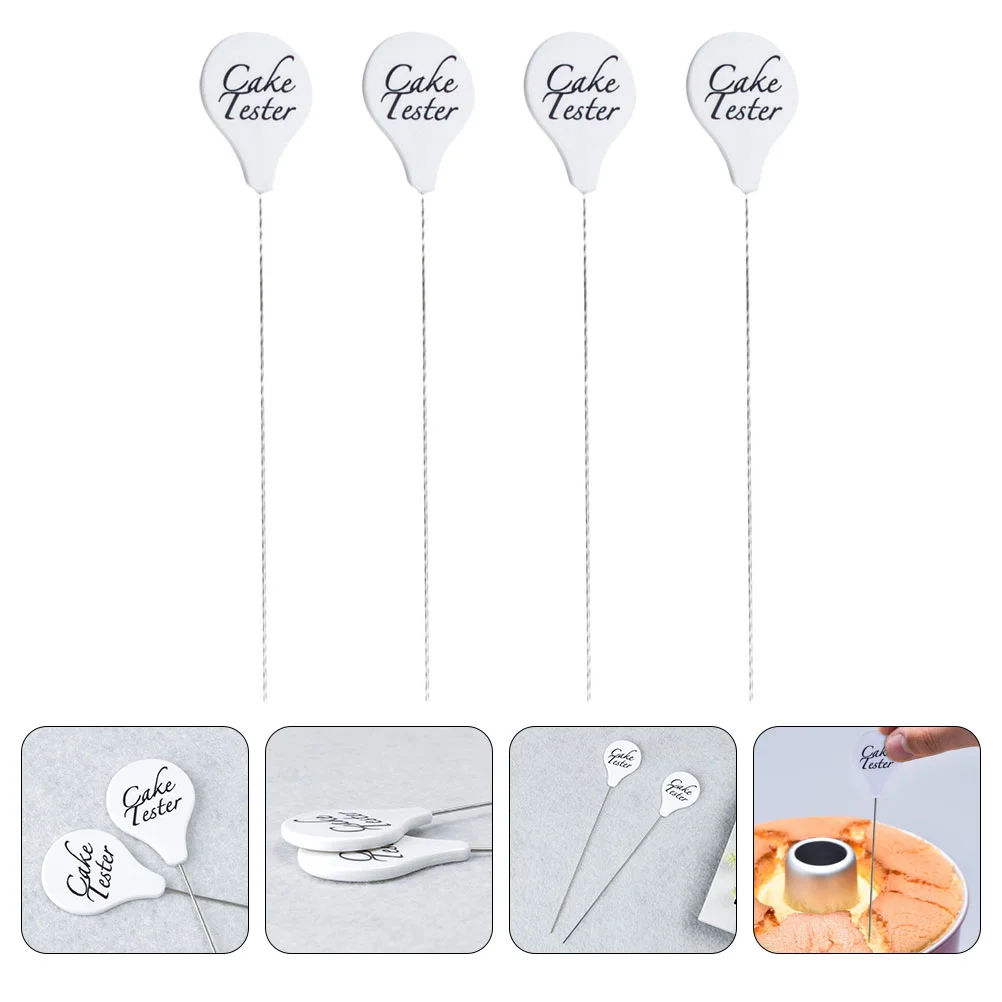 

4pcs Cake Testing Needles Stainless Steel DIY Baking Tools Bakery Gadget