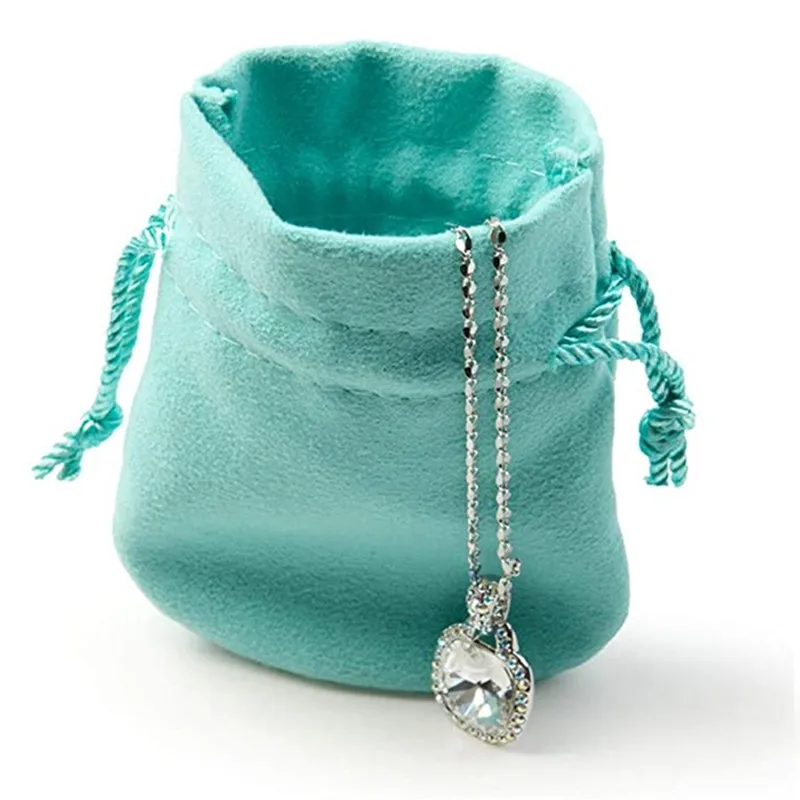 Мешочек для ювелирных украшений из овечьей шкуры 20 шт. роскошный 10x8 см мешочек