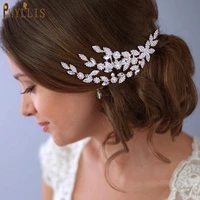 a472 cubic zirconia wedding hair comb diy bridal pin rhinestone hair jewelry princess headpiece wholesale bride hair accessories