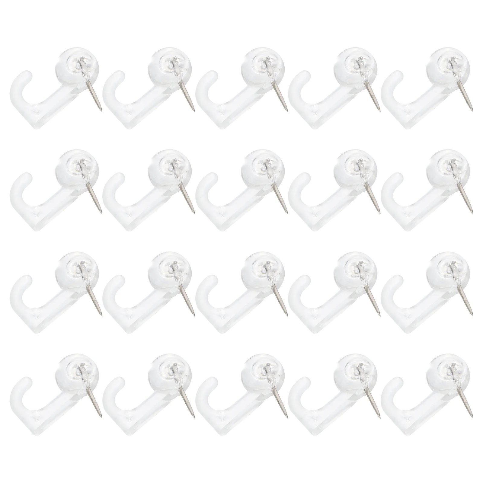 

50 Pcs Hand Decor Hook Pushpin DIY Cork Board Map Tacks Multi-purpose Accessory Hangers Office