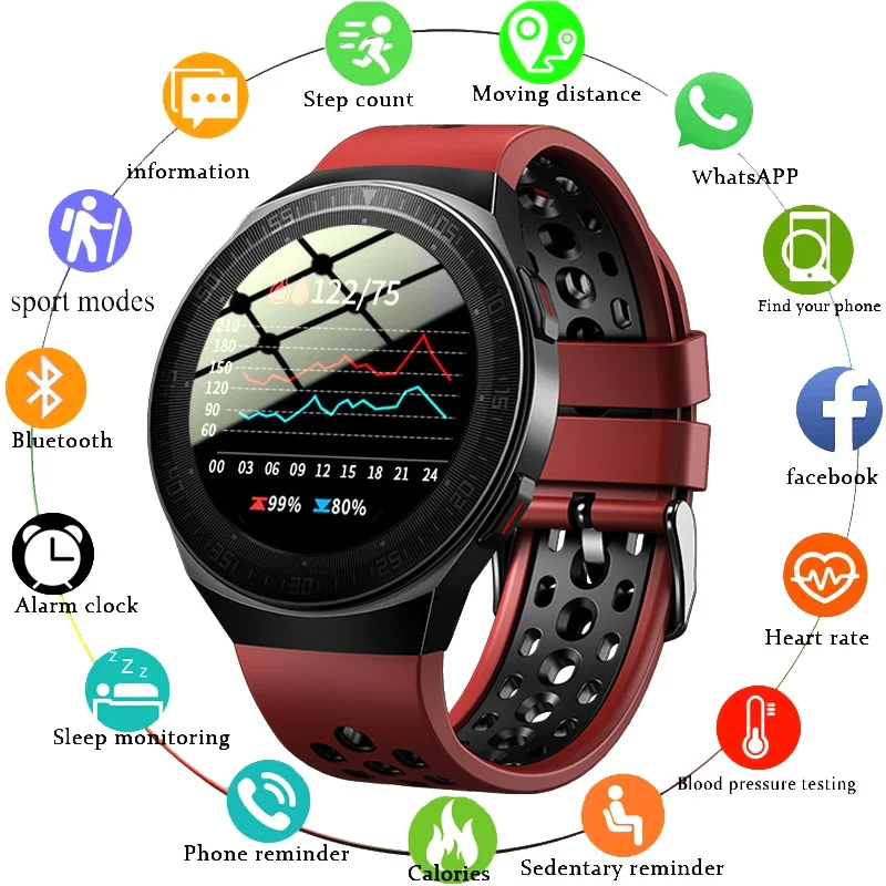

For Samsung Xiaomi Huawei Bluetooth Call Smart Watch Men 8G Memory Card Music Player Smartwatch for Android Ios Fitness Tracker