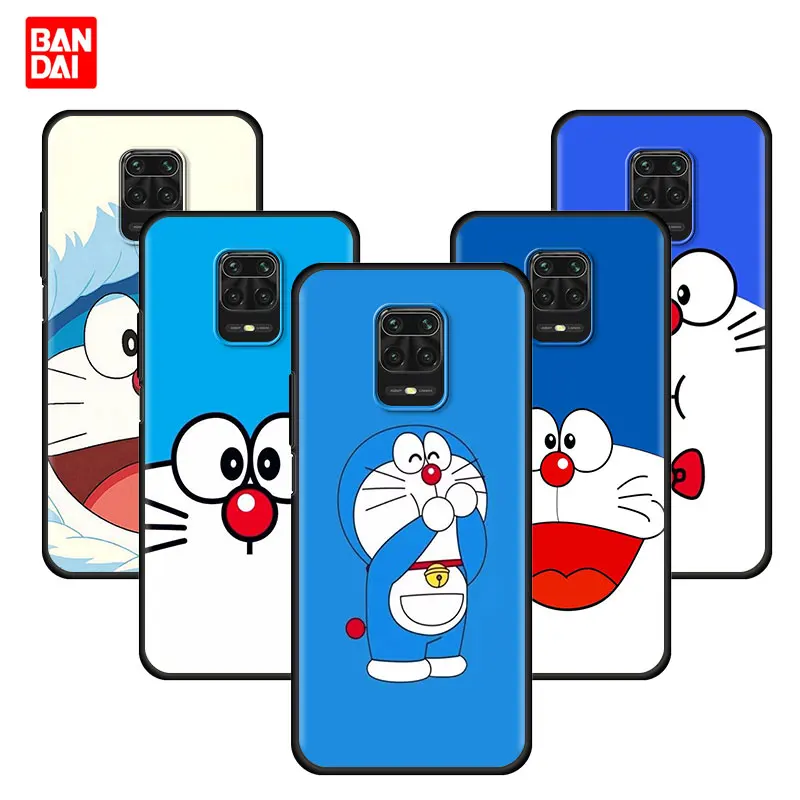 

Cartoon I'm Doraemon Case for Redmi Note 9s 9 7 8 8t 8Pro 10 10Pro 11 11t Pro Plus 4G 5G Silicone Capinha Black Cover