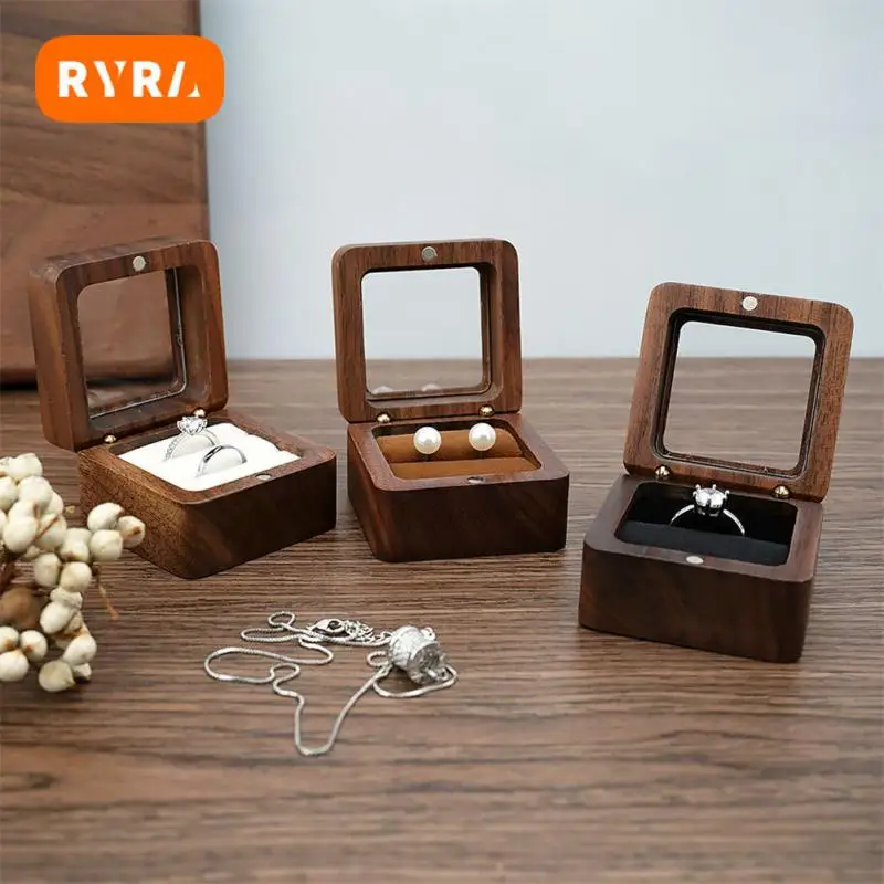 

Ring Box Jewelry Manager Exquisite Workmanship Fashionable And Minimalist Protect The Ring From Wear And Tear Durable