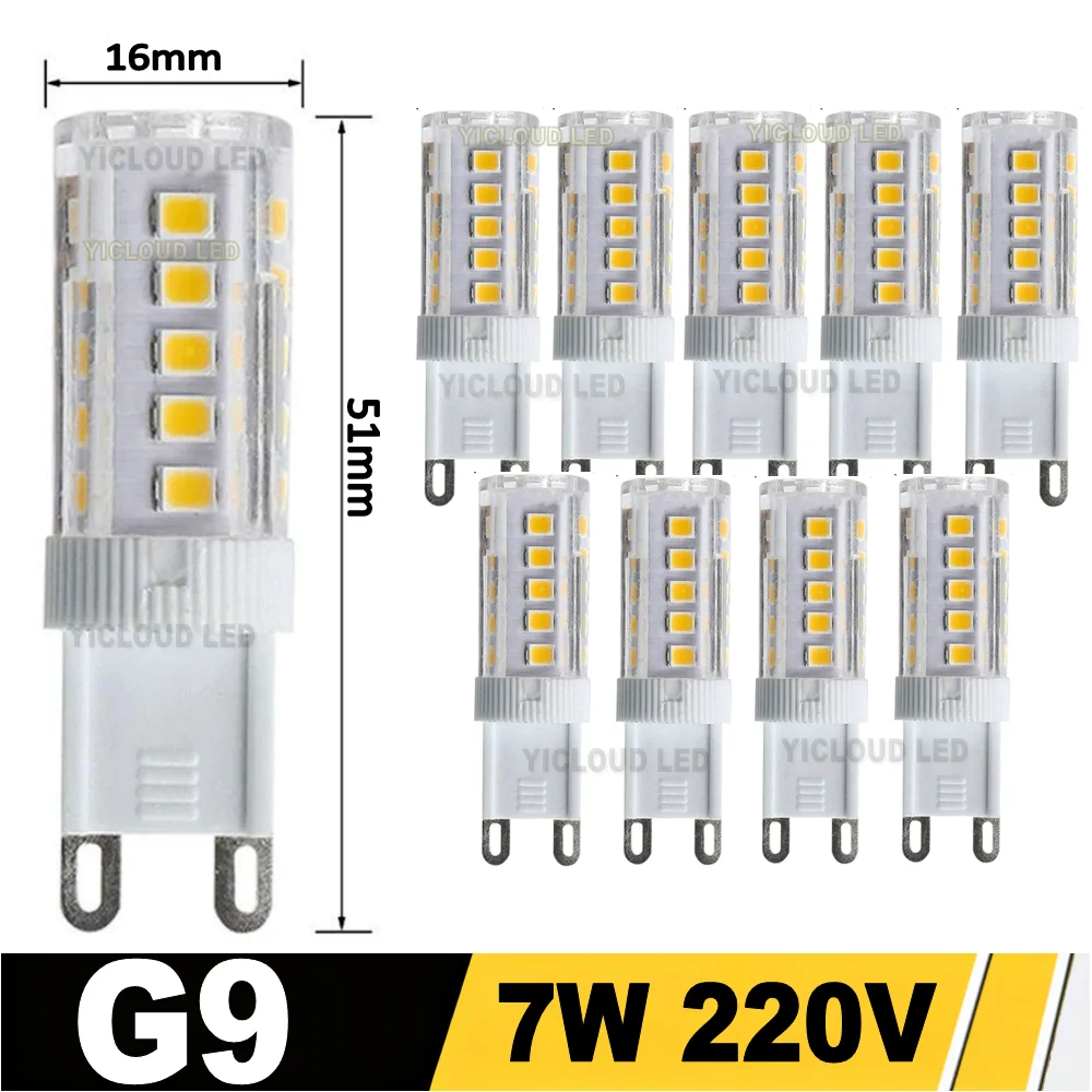

Светодиодные лампы G9 SMD 2835 10 шт.