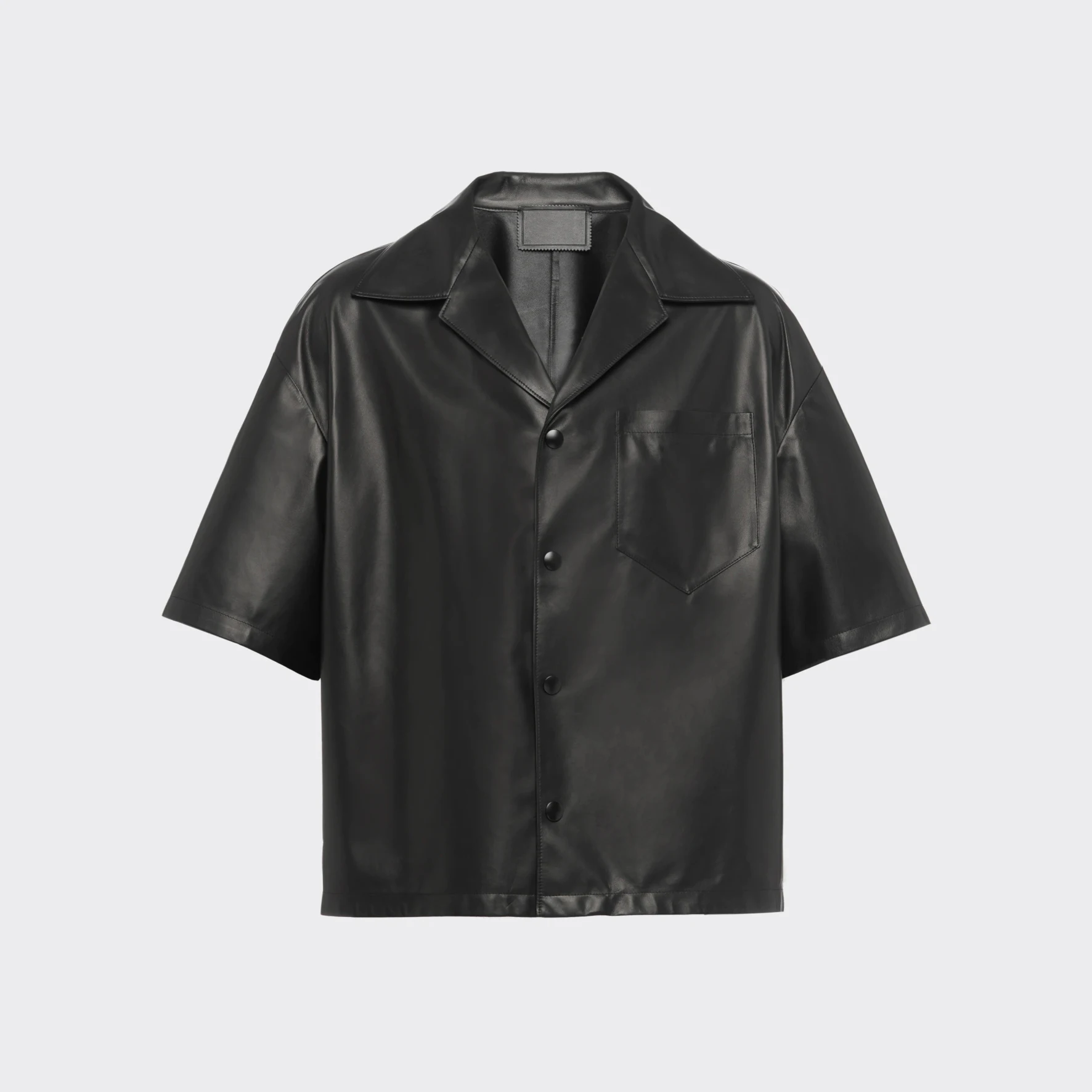 

Женская кожаная рубашка с коротким рукавом # nigo4868