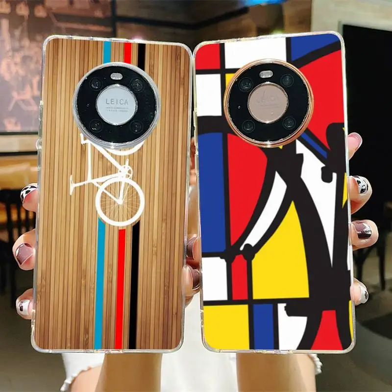 

BIKE Cycling Art Phone Case for Samsung S21 A10 for Redmi Note 7 9 for Huawei P30Pro Honor 8X 10i cover