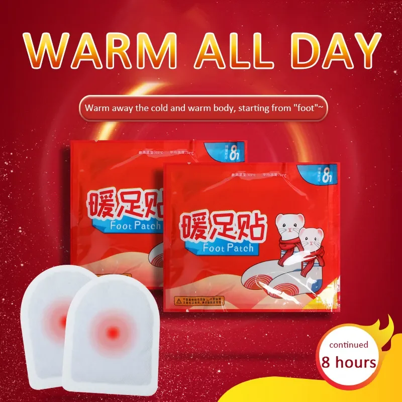 pairs Outdoors Heating Insole Stickers Pads Hot Self-heating Foot Warmers Heat Warming Winter Body Warmer Sticker Long Lastin