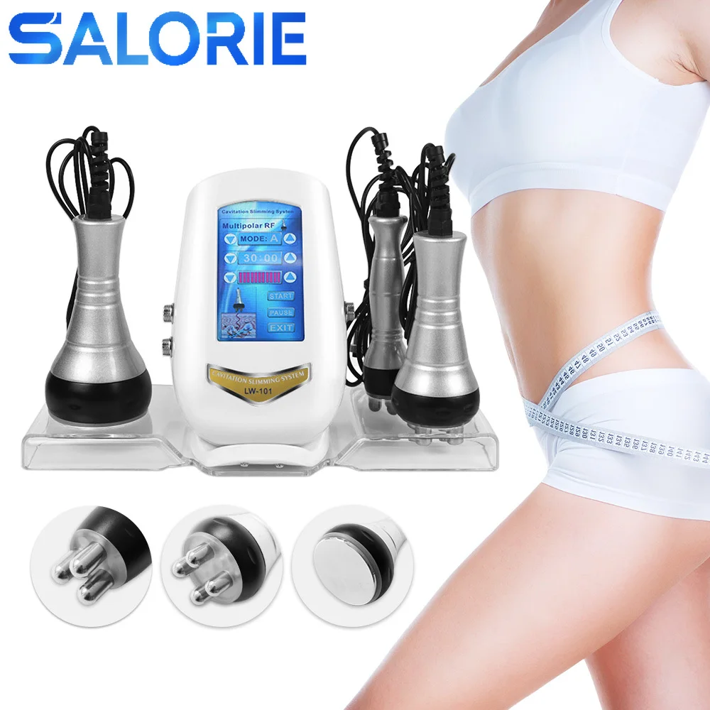 

4 In 1 Laser Radio Frequency RF 40K Cavitation Lipo Slimming Ultrasonic Liposuction Cavitation Machine For Spa Body Shape