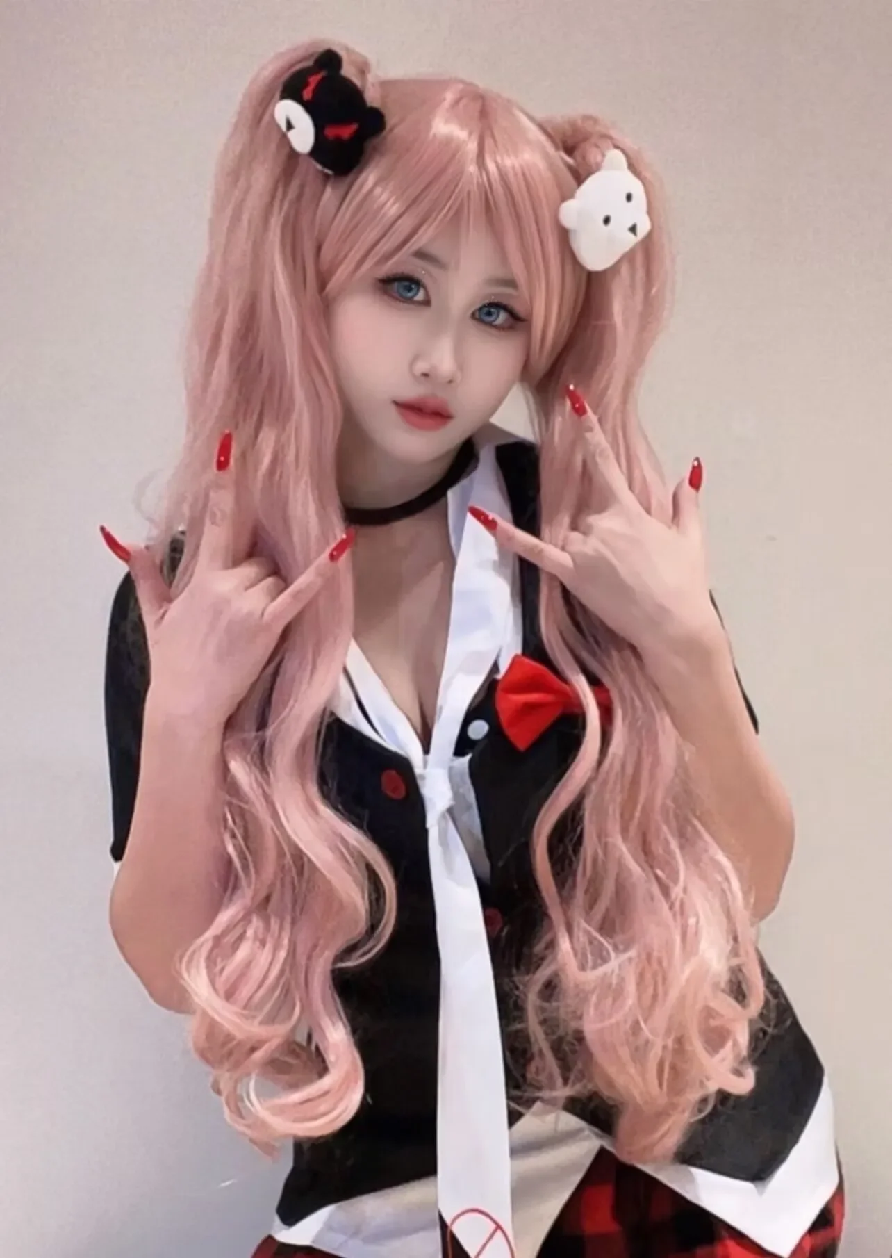 Фото Danganronpa Косплей Аниме Junko Enoshima Emboitement Inushio Kimuchi Dangan Ronpa Trigger Happy Havoc Косплей Костюм №5