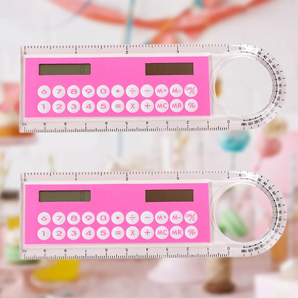 

2 Pcs Digital Ruler Digital Protractor Ruler Goniometer 10cm Ruler 10CM Mini Plastic Ruler School Stationery Child