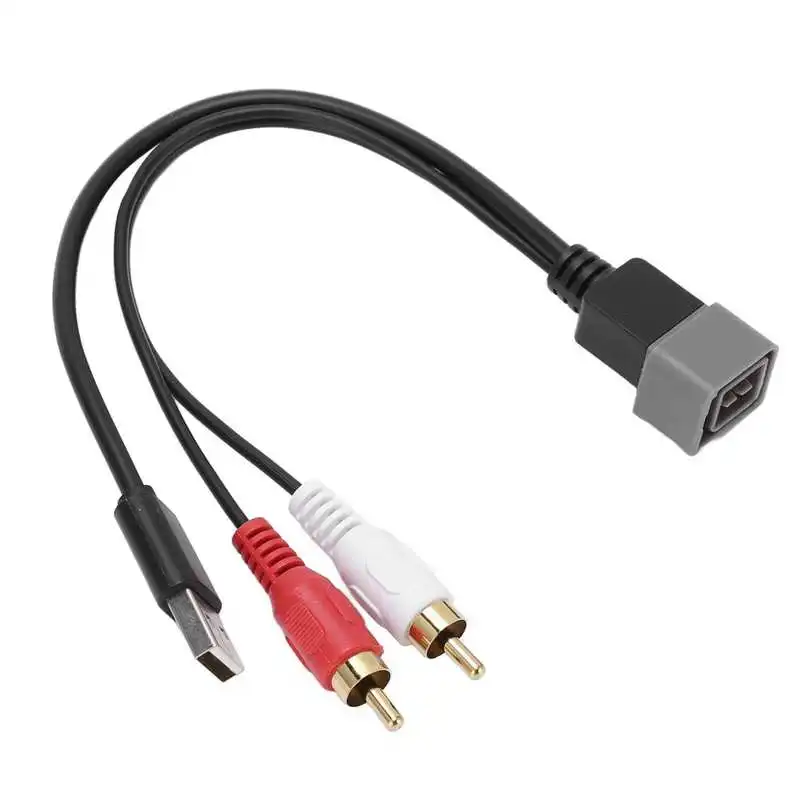 Кабель-адаптер USB аудиоадаптер шнур 23 см/9 6 дюйма 8 контактов для автомобиля Nissan Cube