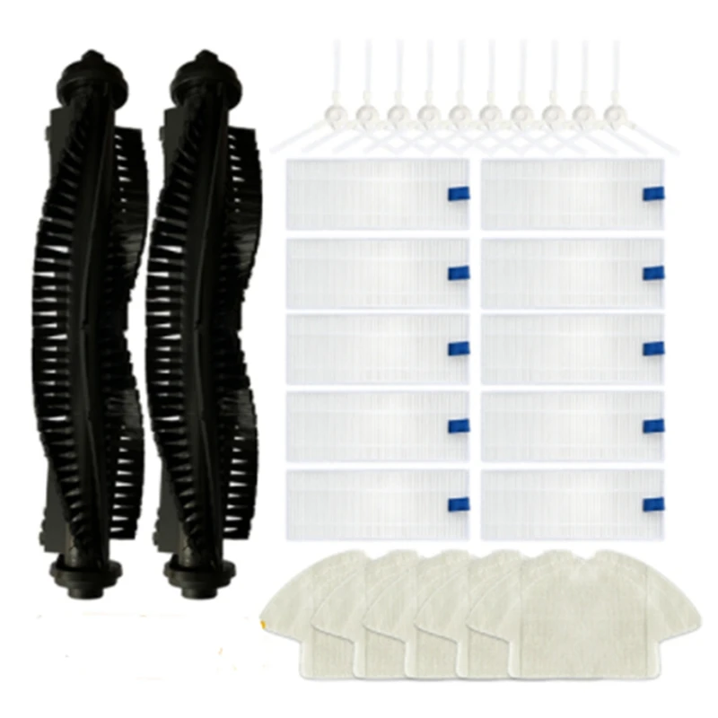 

Main Brush Side Brushes Hepa Filter Mop Rag Cloth Replacement Kit For 360 S6 Robot Vacuum Cleaner Replacements Parts