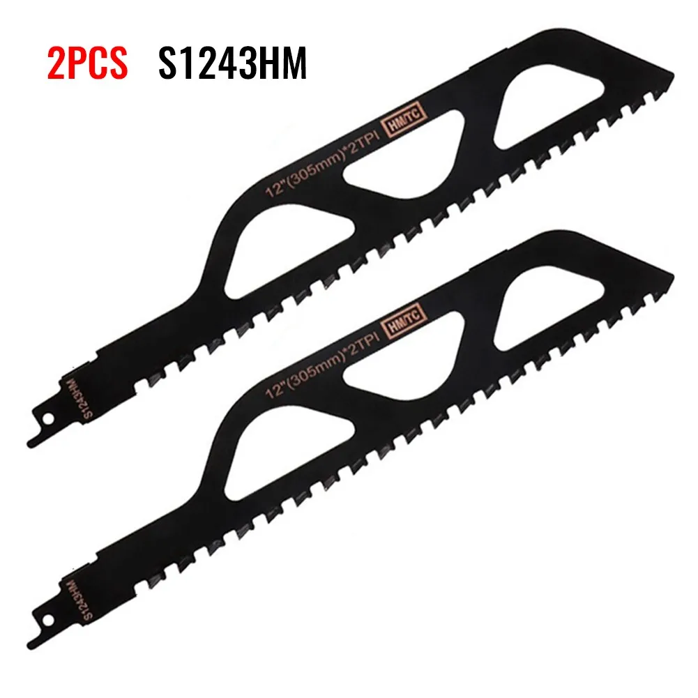 

2pcs Saw Blades Carbide Cut Cutting Masonry Reciprocating Stone Useful