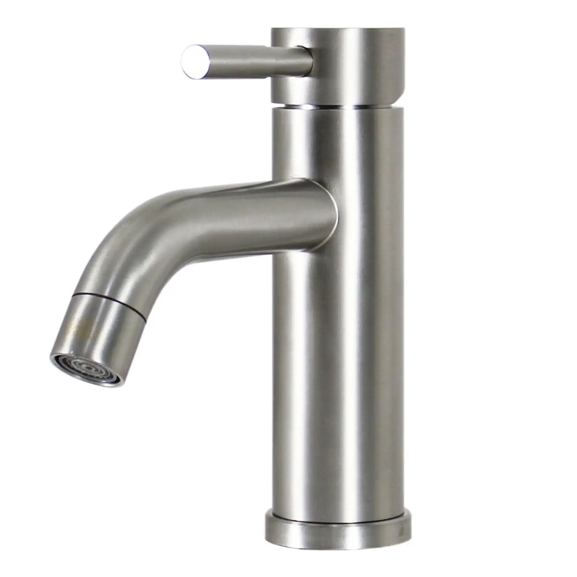 

Single Handle Bathroom Faucet, Satin Nickel, Push Pop-up