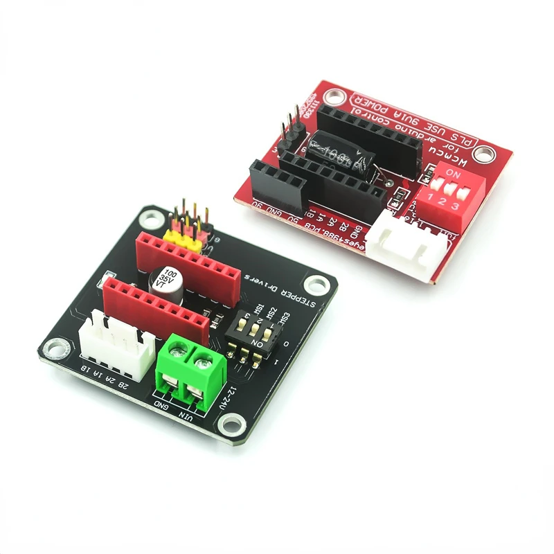 

DRV8825 A4988 42 Stepper Motor Driver Expansion Board 3D Printer Control Shield Module For Arduino UNO R3 Ramps1.4 DIY Kit