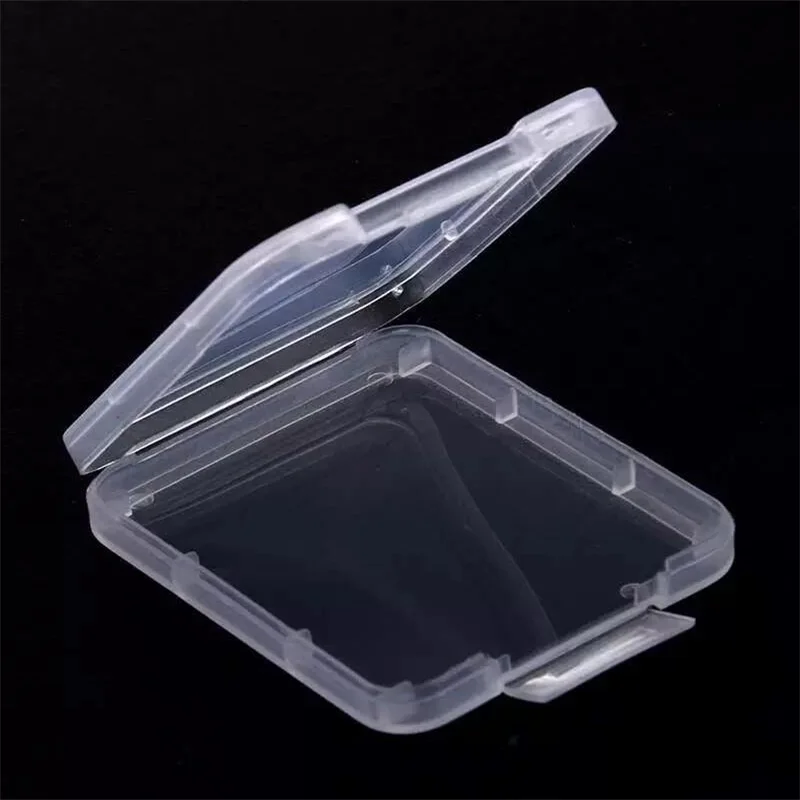 

5000pcs/lot Transparent CF card Box Clear Plastic Memory Card Case Flash Card Case Storage Box Case for CF Card