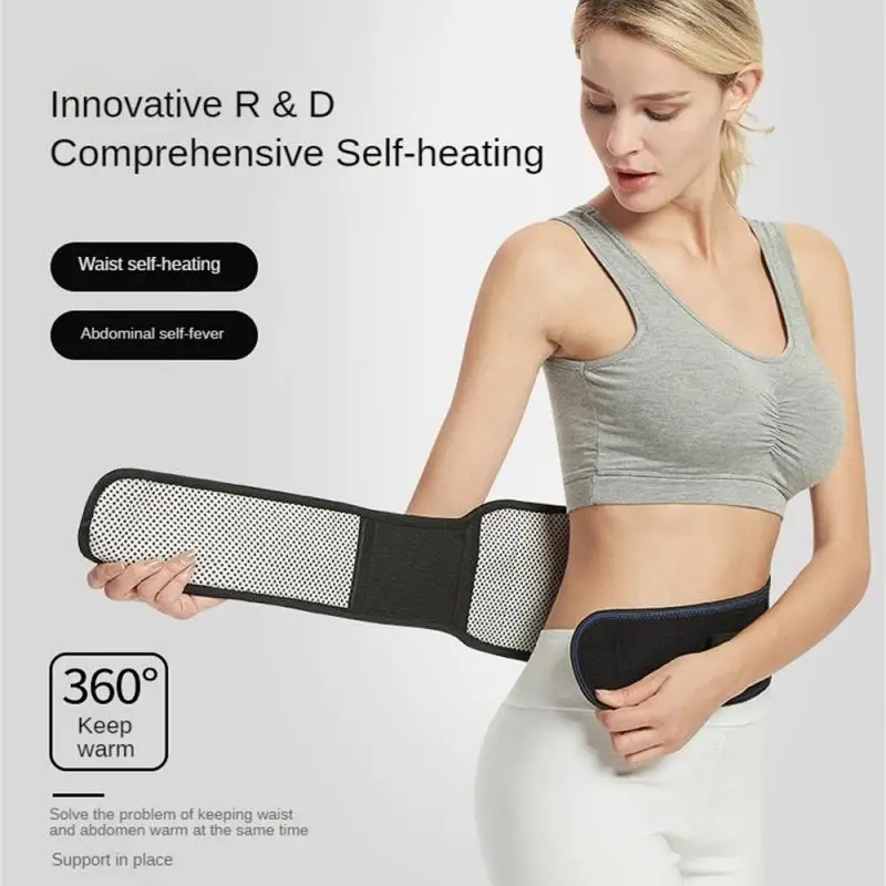 

Waist Support Belt Massage Health Care Revolutionary Polyester Fiber Lumbar Support Belt For Low Back Pain Protection Belt Trend
