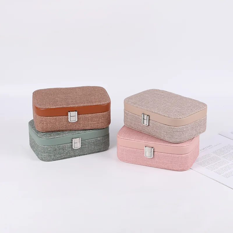 

Шкатулка для ювелирных изделий, коробка большой емкости для сережек-гвоздиков, ожерелий, колец, витрин для ювелирных изделий