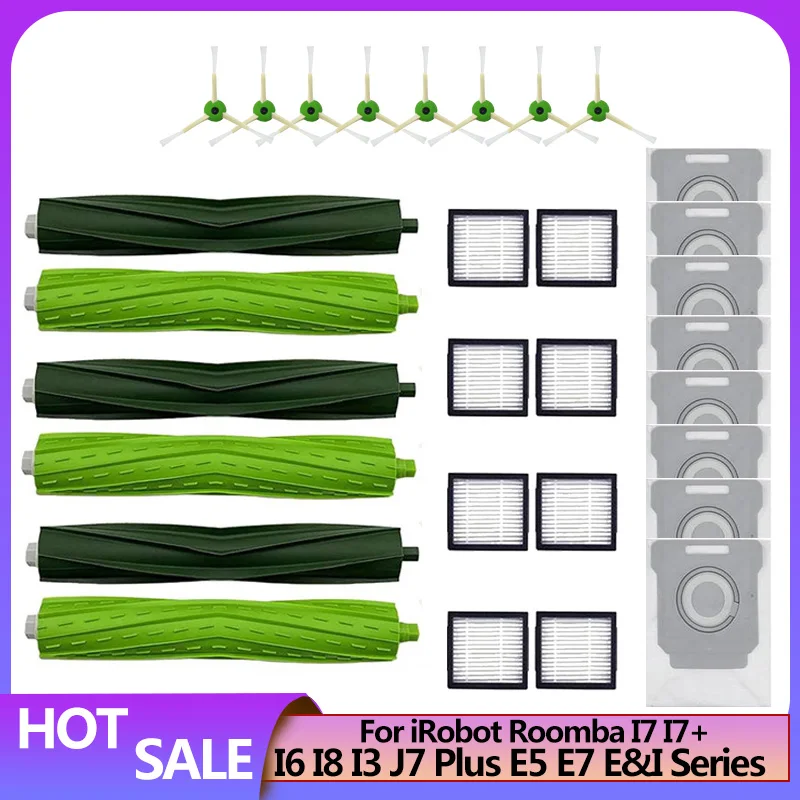 

Запасные части для iRobot Roomba E5 E6 E7 I7 I7+ I8 I3 I6 J7 Plus