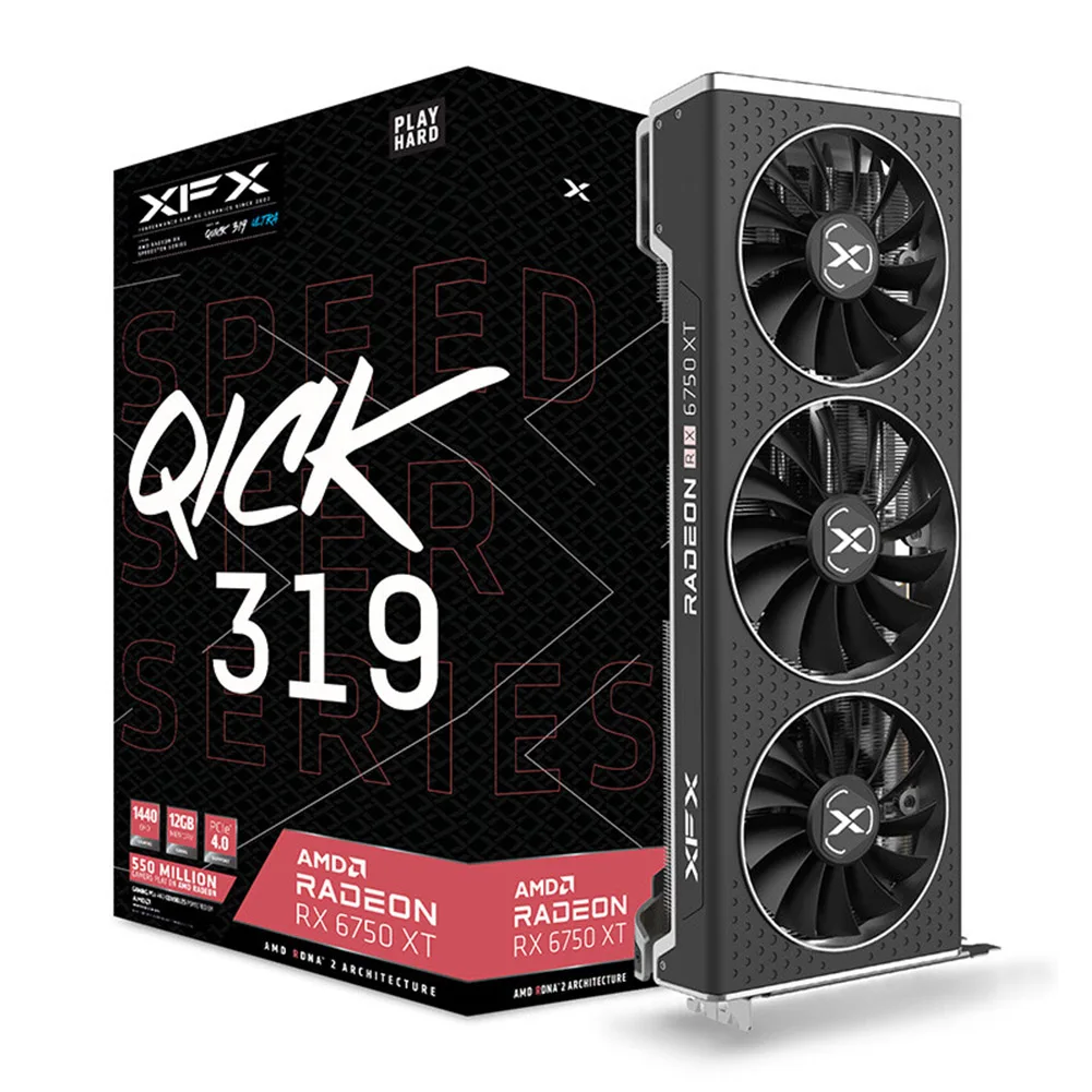 

Видеокарта RX 6750, 12 Гб, 192 бит, GDDR6