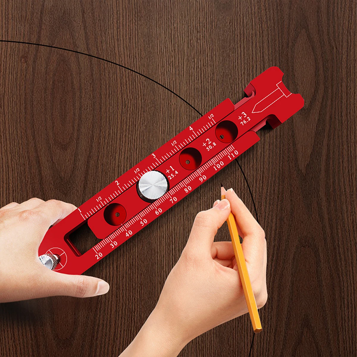 

Woodworking Drawing Compass Circular Drawing Tool Adjustable Measurement Tool Woodworking Scribe Gauges Industrial Drawing