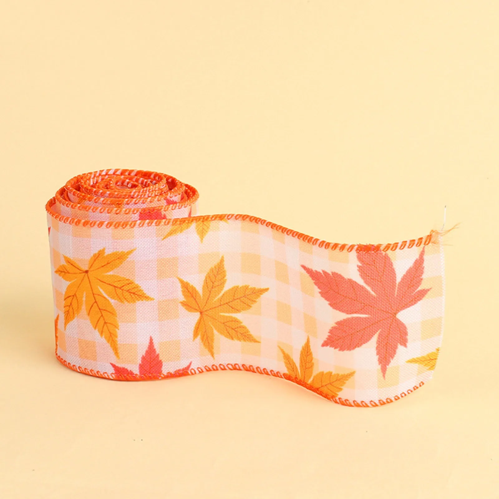 

Осенняя Проводная лента с краями, проводная лента на День Благодарения, грузовик с тыквой, Кленовым листом, проводная лента для упаковки, ре...