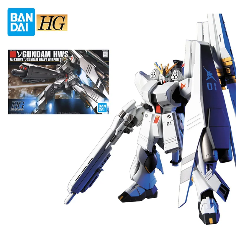 

Оригинальный Bandai HGUC 093 1/144 дюймов, модель оружия, артикул Gundam, мобильный костюм, Аниме фигурки, игрушки, подарки для детей