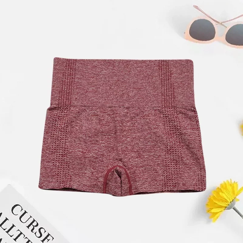 

Шорты с высокой талией, женские леггинсы для спортзала, женские велосипедные спортивные шорты для йоги, бесшовные трико пуш-ап для контроля ...