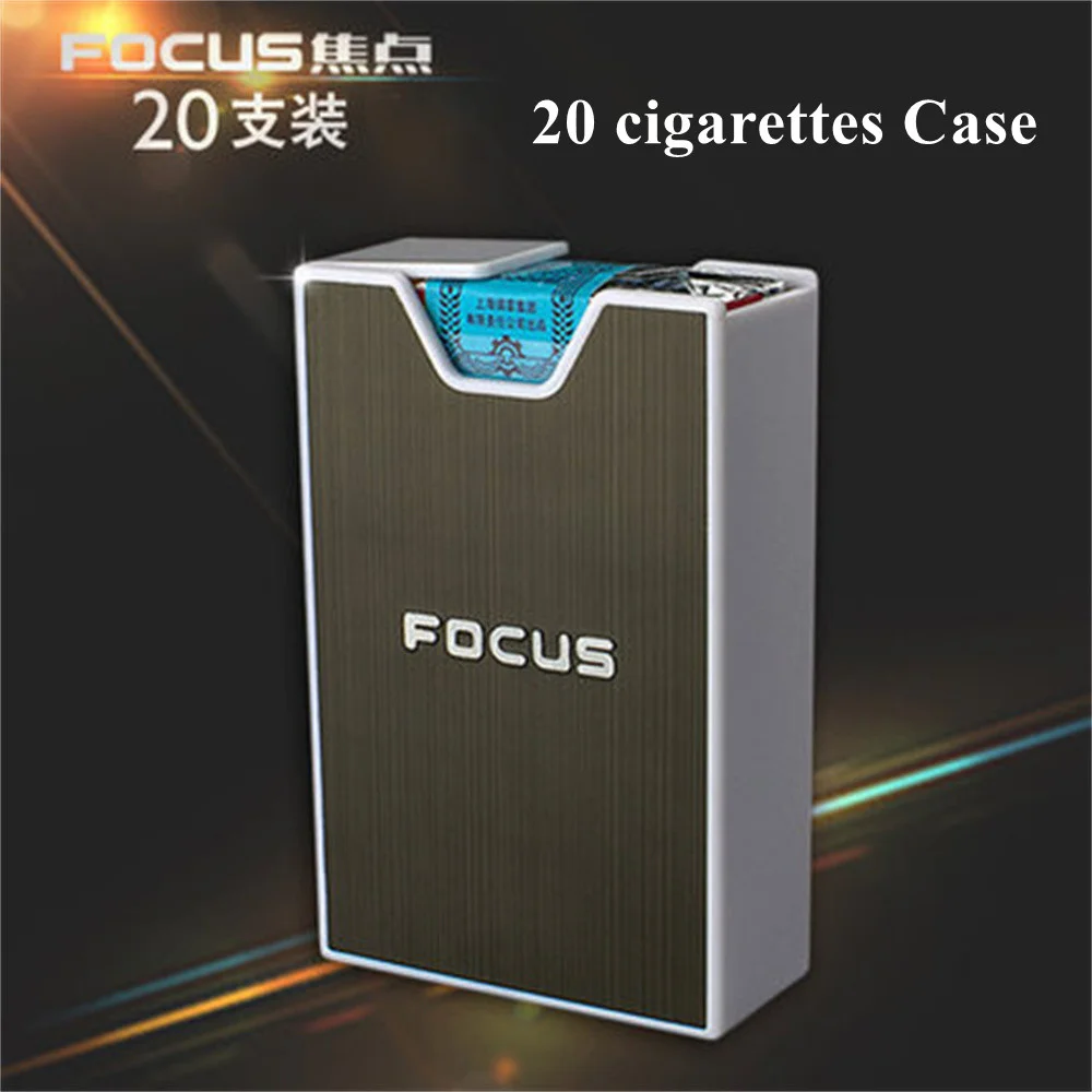 

Focus Light Aluminum Cigarette Case Waterproof Tobacco Case Pocket Box Storage Container In Stock Dropship Cigarette Accessories