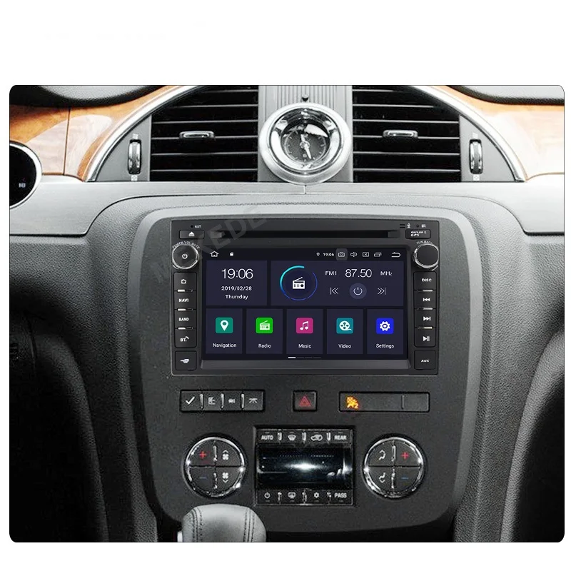 Автомобильный DVD-проигрыватель Android 9 для GMC Sierra Yukon Denali сервиса Savana Chevrolet Express