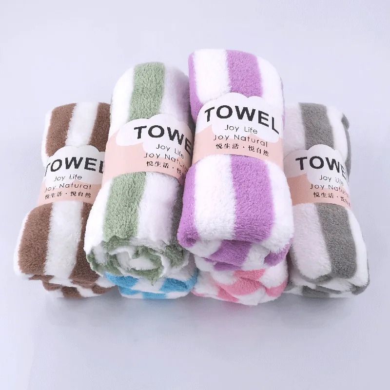 

Coral Velvet Towel Bath Towel Toilet Bathroom Swimming Gym Bath Towel Sweat Water Absorption Wipe Hair Cotton Cloth Children