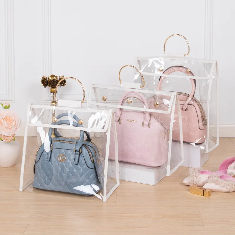 

Креативная многофункциональная сумка, сумка для хранения, прозрачная влагостойкая Пыленепроницаемая кожаная сумка для ухода за ванной, дл...