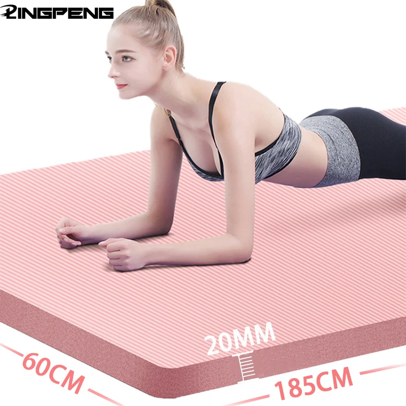 

Sports Mat Gym Bodybuilding Equipment Exercise Mats for Home Workout Pilates Nonslip Yoga Mat Thick Fitness Accessories Body