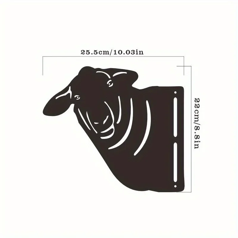 Металлическое железное ограждение для двора животное Декор овца поделки