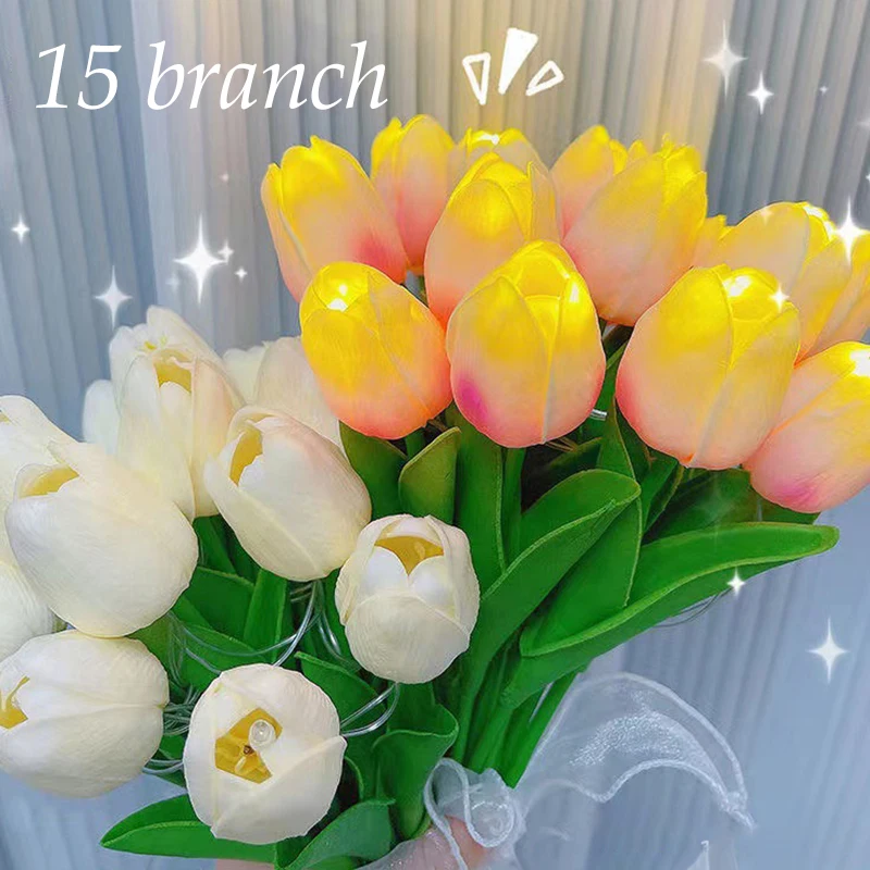 10/15 шт. настольная лампа в виде тюльпана