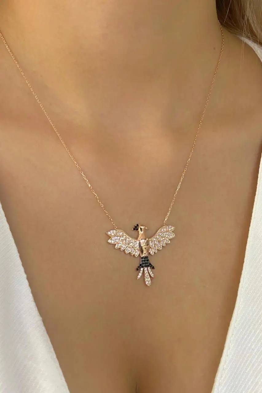 

Phoenix Top Quality Special Design 925 Sterling Silver Necklace