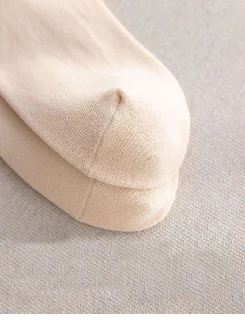 Simple New Sports Women Socks Set 10 Pairs Casual Fashion Black White Ladies Socks Breathable Soild Color Moving Girls Socks