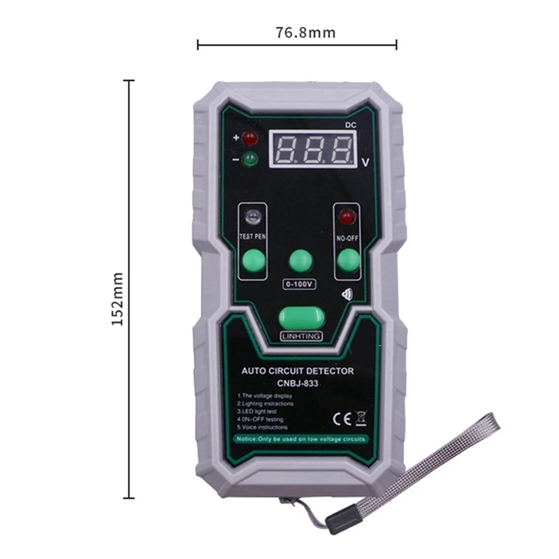 Автомобильный ремонтный прибор для обнаружения проводки детектор отключения