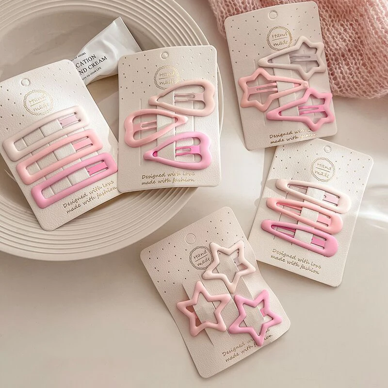 Bb Star Hair Clips For Girls Headwear Side Clip Barrettes Hair Accessories