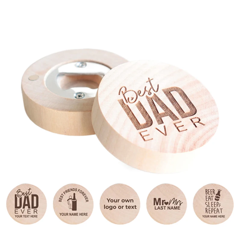 

70 шт., деревянные магнитные Открывашки для бутылок