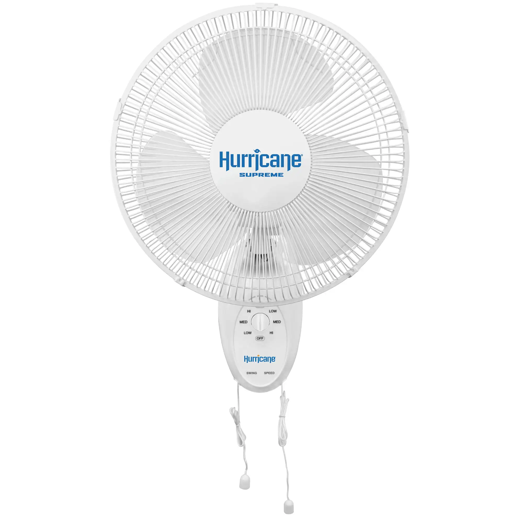 

Supreme 12 Inch Oscillating Wall Mount Fan, White