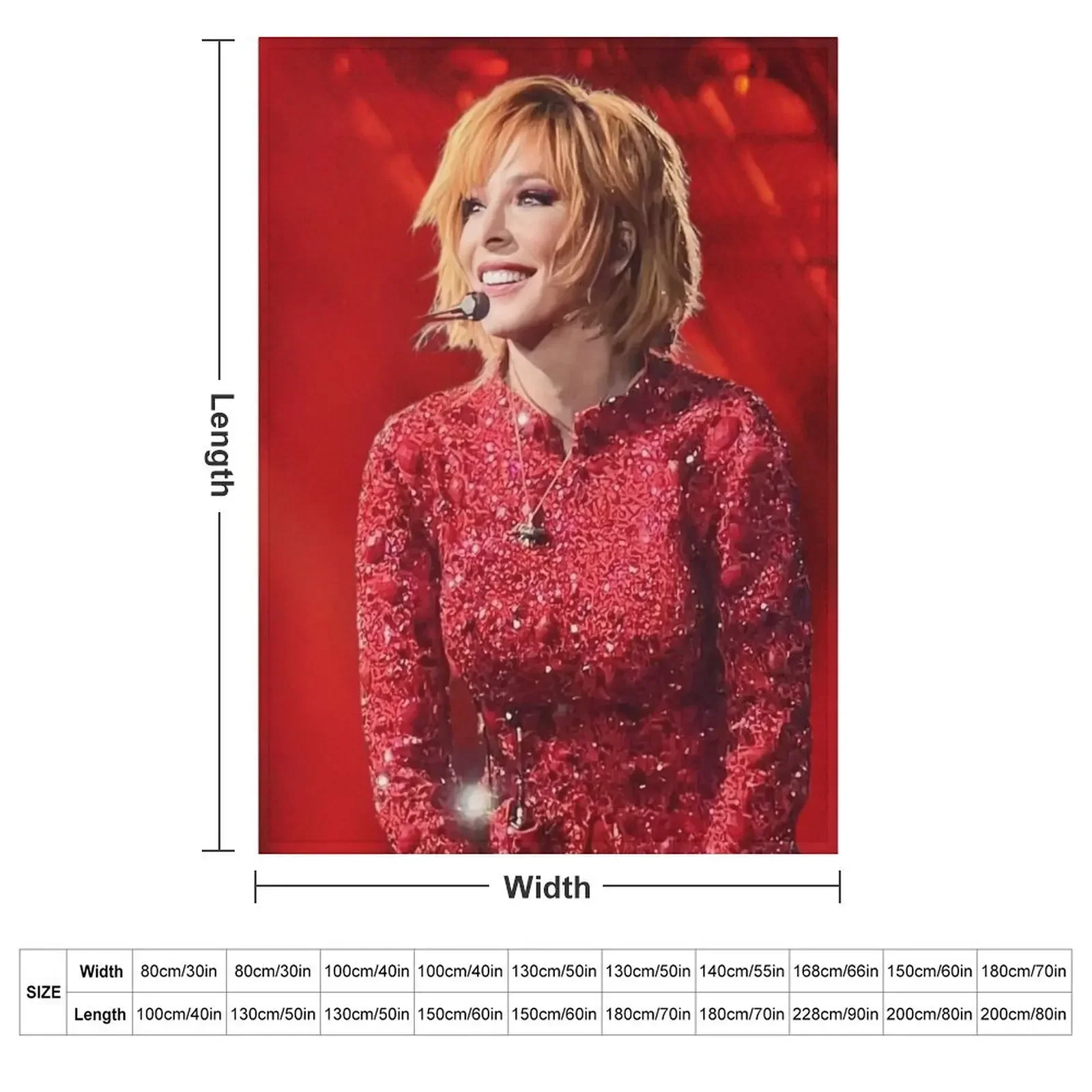 Mylène Farmer 2023 концертное одеяло Nevermore термодеяло дизайнерские одеяла