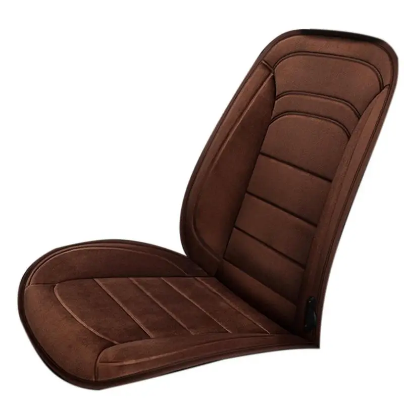 

Heated Seat Covers For Cars Fast Heat Seat Cushion For Back And Seat Warm Gifts For Car Lovers 12V Seat Covers With Elastic