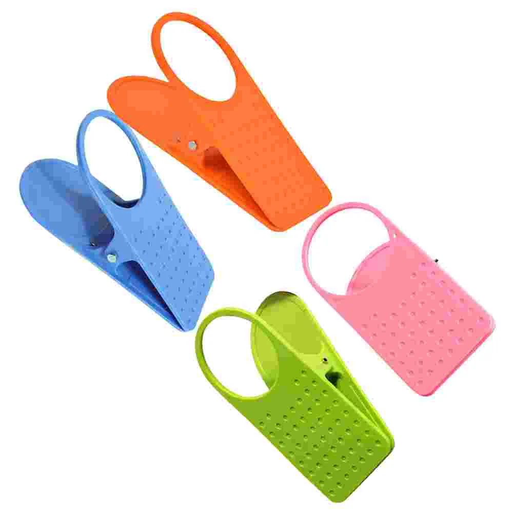 

4pcs Drinking Cup Holder Clip Side Desk Clip Mug Clip Holder Clamp Cup Holders Table Cup Holder for Home Office Water Glass