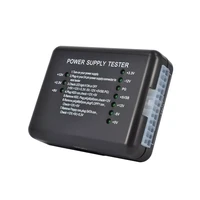 new 2024 pin psu atx sata hdd power supply tester led indication diagnostic tool testing pc computer for anode cathode