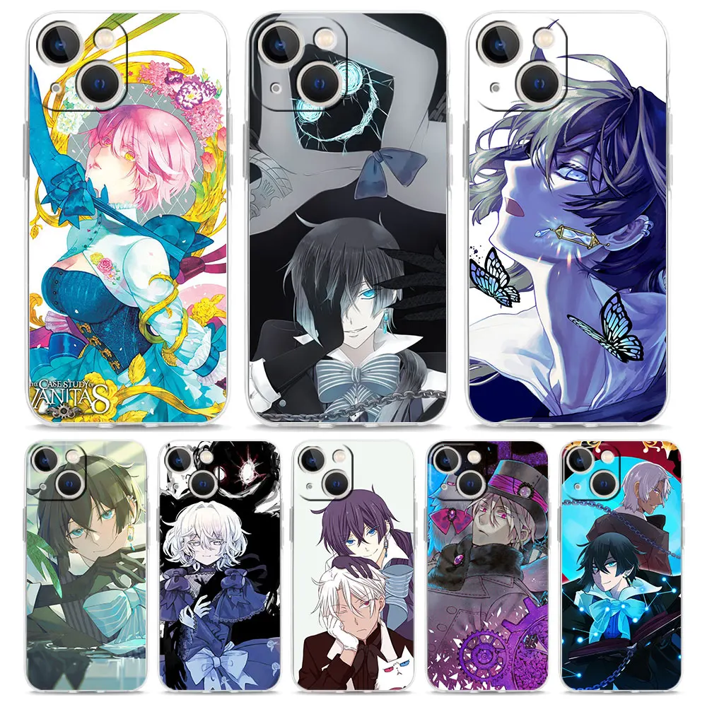

Luxury Case For iPhone 14 13 12 11 Pro Max X Xs XR Max 7 8 Plus Bumper Phone Cases Clear TPU Cover The Case Study of Vanitas