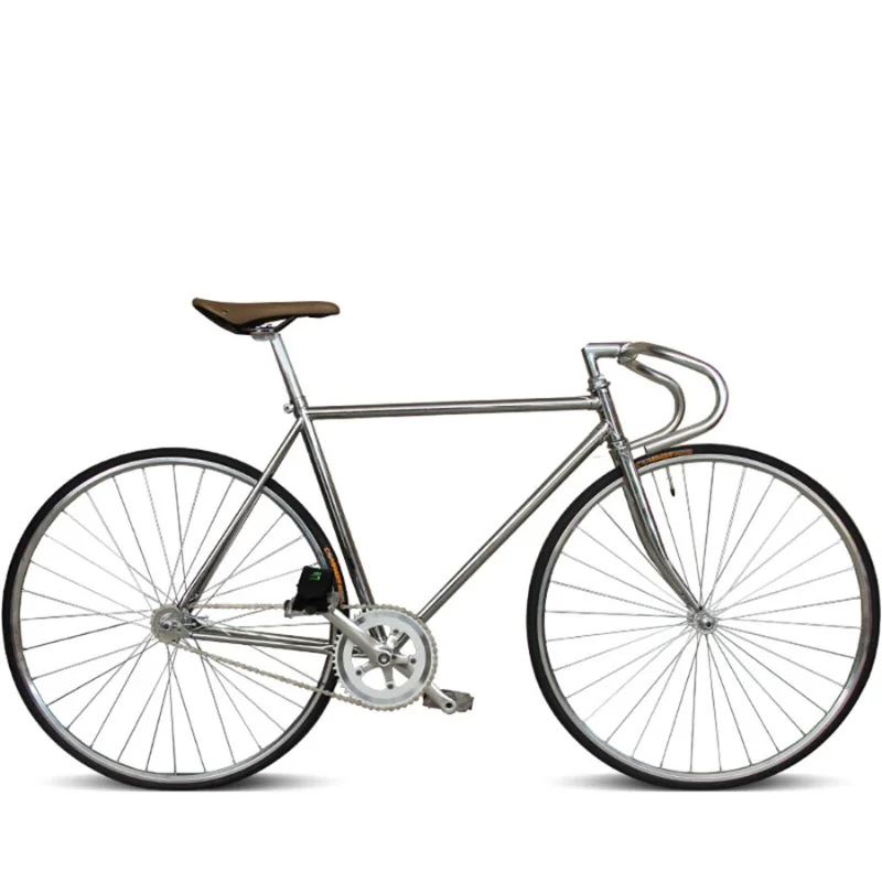 

Велосипед гоночный в стиле ретро из алюминиевого сплава для студентов, рама велосипедная фиксированная для мужчин и женщин