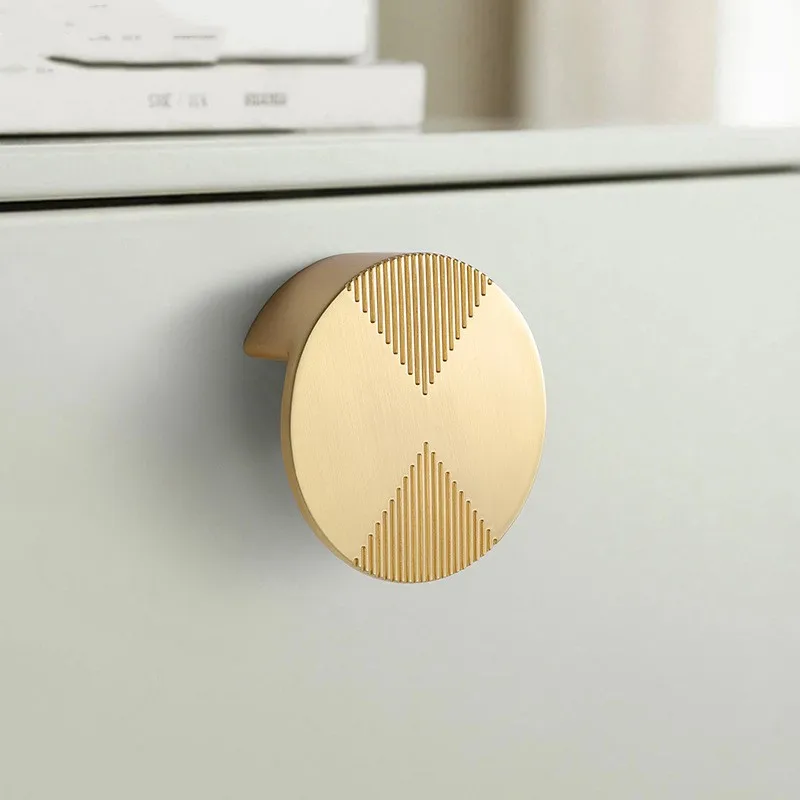 

Cupboard Cabinet Hardware Round Zinc Alloy Wardrobe Closet Handle Gold Pearl Grey Solid Kitchen Drawer Pull Box Knob Furniture